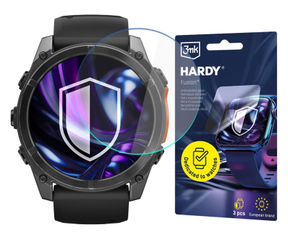 Pasek i akcesoria do zegarków 3mk Hardy Fusion Watch Protection do Garmin Fenix 8 Pro 51mm (Am